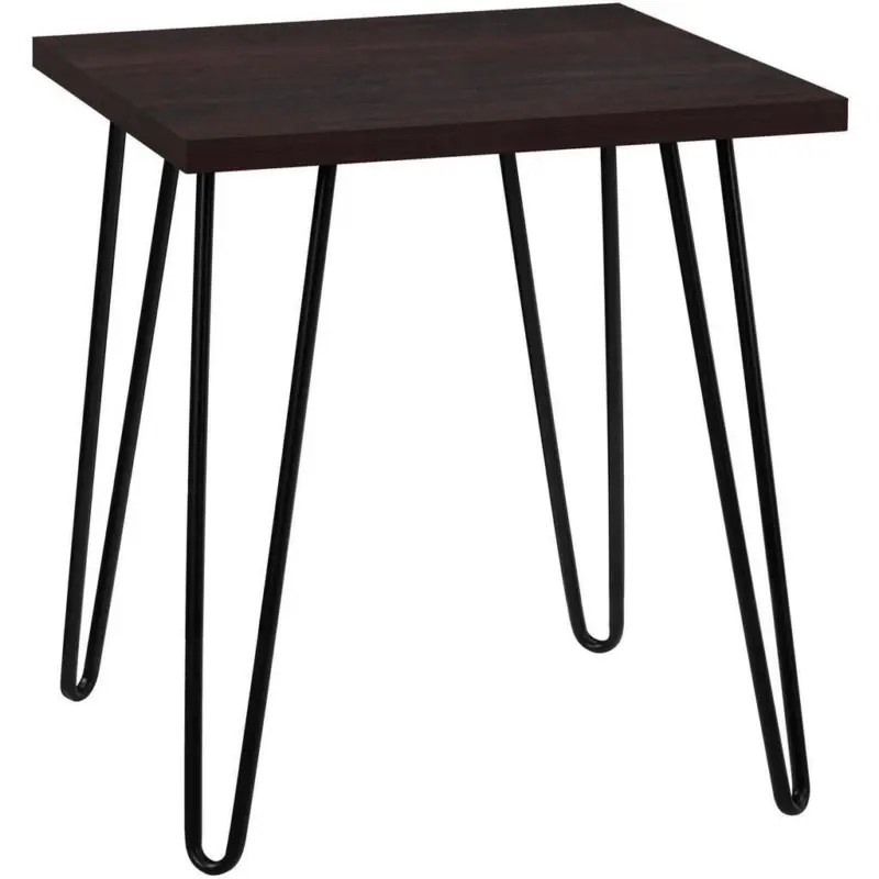 Beistelltisch in Metall, Papier, Holzwerkstoff 49/49/55 cm