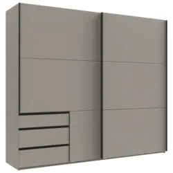 Schwebet&uuml;renschrank in Grau, Sahara