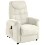 XXXLutz Lauterach - Ihr M&ouml;belhaus bei Bregenz Fernsehsessel in Mikrofaser Wei&szlig;