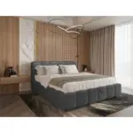 XXXLutz Lauterach - Ihr M&ouml;belhaus bei Bregenz Polsterbett Lattenrost, Bettkasten Anthrazit 180/200 cm