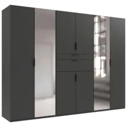 Kleiderschrank in Graphitfarben