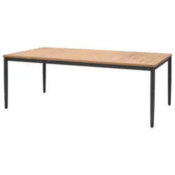 Gartentisch Metall Grau