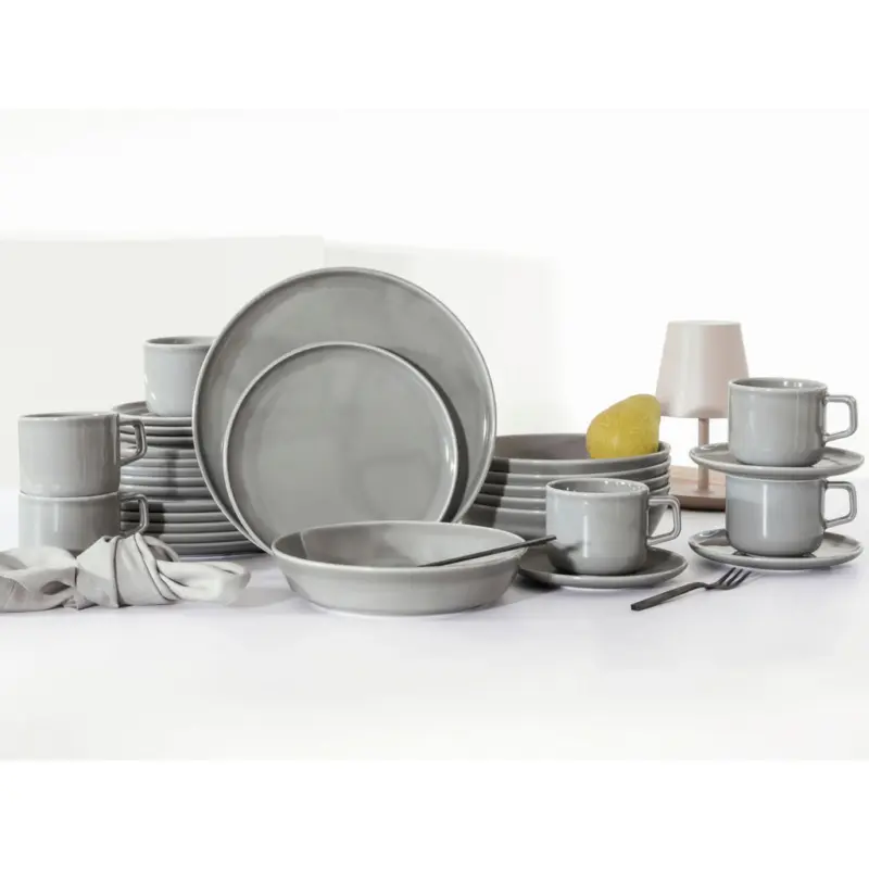 Kombiservice Chef Collection Grau 30-teilig