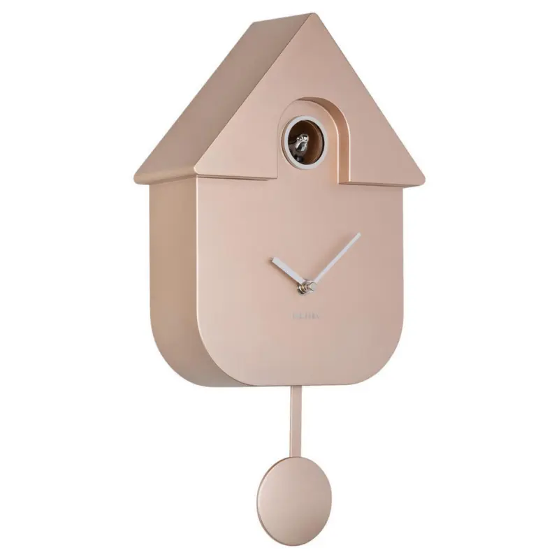 Wanduhr Cuckoo Ros&eacute;gold 21,5/41/8,5 cm