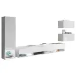 XXXLutz Lauterach - Ihr M&ouml;belhaus bei Bregenz Wohnwand 4-teilig in Wei&szlig;, Wei&szlig; Hochglanz 270/130/32,5 cm