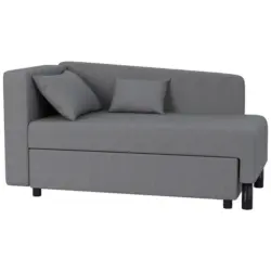 R&eacute;camiere in Webstoff Grau