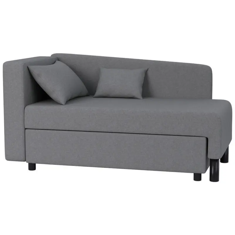 R&eacute;camiere in Webstoff Grau