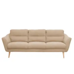 3-Sitzer-Sofa Tromso in Webstoff Beige Skandinavisch, Modern, Landhaus