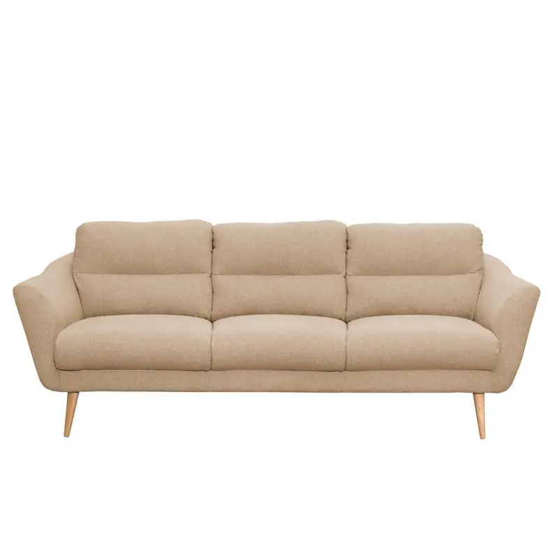 3-Sitzer-Sofa Tromso in Webstoff Beige Skandinavisch, Modern, Landhaus