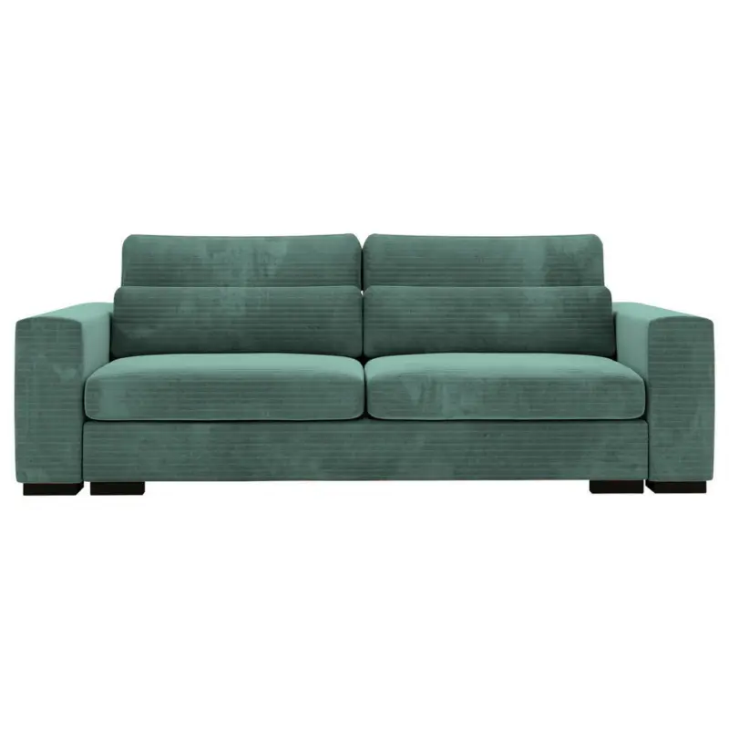 Schlafsofa in Flachgewebe Petrol