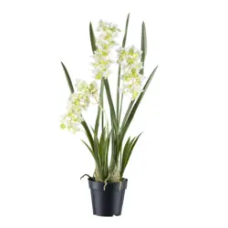 Kunstpflanze Orchidee 80 cm