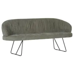 Sitzbank in Textil Gr&uuml;n