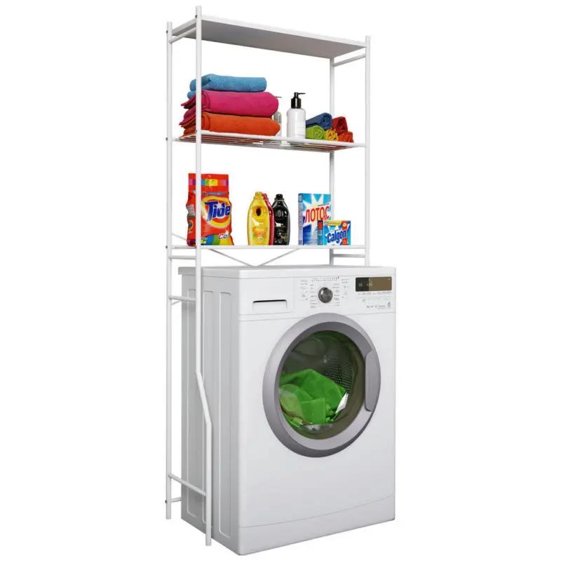 Waschmaschinenschrank 67,5/160/25 cm in Wei&szlig;