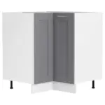 XXXLutz Lauterach - Ihr M&ouml;belhaus bei Bregenz Eckunterschrank 76/82/76 cm in Anthrazit, Wei&szlig;