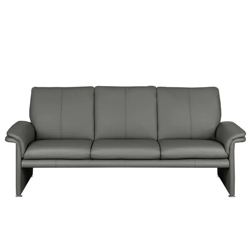 3-Sitzer-Sofa in Echtleder Anthrazit