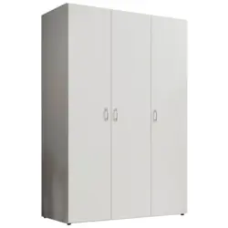 Dreht&uuml;renschrank in Wei&szlig;