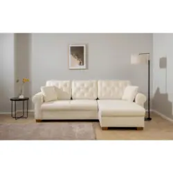Ecksofa Arles in Creme