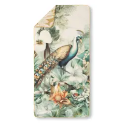 Sporthandtuch 50/100 cm Descanso Gr&uuml;n, Multicolor, Sandfarben, Beige