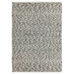 Handwebteppich 160/230 cm Creme, Hellbraun