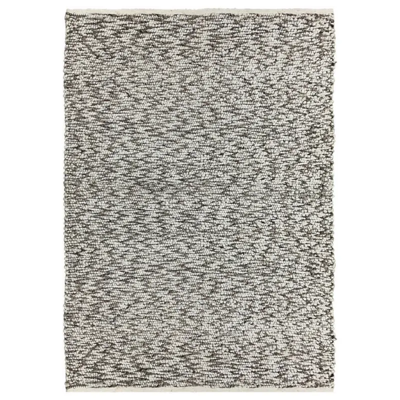 Handwebteppich 160/230 cm Creme, Hellbraun