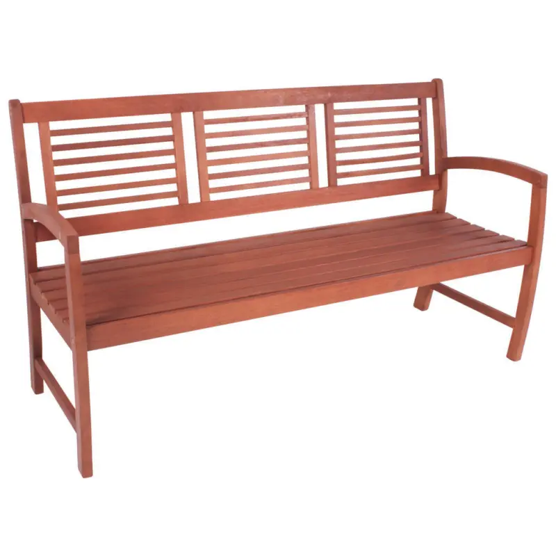 Gartenbank 156/90/56 cm in Naturfarben