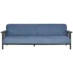 XXXLutz Lauterach - Ihr M&ouml;belhaus bei Bregenz Schlafsofa in Flachgewebe Blau