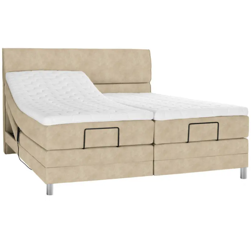 Boxspringbett 180/200 cm in Beige