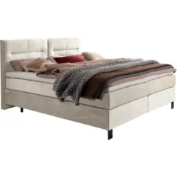 Boxspringbett 240/220 cm in Creme