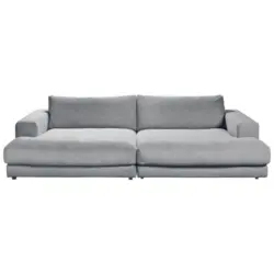 Megasofa in Cord Grau