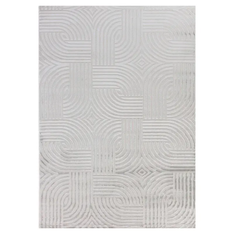 Webteppich 280/370 cm Sahara Silberfarben