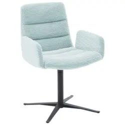 Armlehnstuhl Lederauswahl, Stoffauswahl, Sitzfl&auml;che 360&deg; drehbar Cord