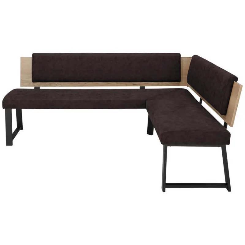 Eckbank 200/160 cm in Dunkelbraun