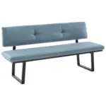 XXXLutz Lauterach - Ihr M&ouml;belhaus bei Bregenz Sitzbank 200/86/60 cm in Schwarz, Hellblau