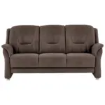 XXXLutz Lauterach - Ihr M&ouml;belhaus bei Bregenz 3-Sitzer-Sofa in Mikrofaser Graubraun