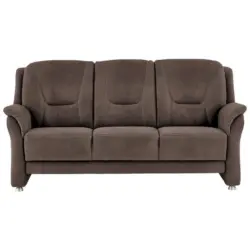 3-Sitzer-Sofa in Mikrofaser Graubraun