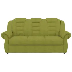 3-Sitzer-Sofa in Chenille Gr&uuml;n