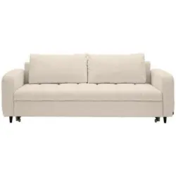 Schlafsofa in Flachgewebe Naturfarben