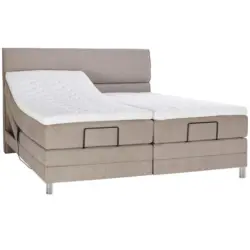 Boxspringbett 200/200 cm in Hellbraun