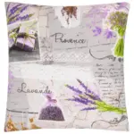 XXXLutz Lauterach - Ihr M&ouml;belhaus bei Bregenz Outdoor-Kissen in Grau, Gr&uuml;n, Violett Floral 40/40 cm