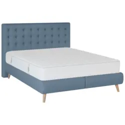 Boxspringbett 180/200 cm in Blau