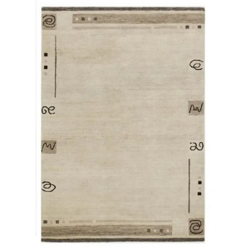 Orientteppich 70/140 cm Kabru Border Schlammfarben