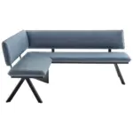 XXXLutz Lauterach - Ihr M&ouml;belhaus bei Bregenz Eckbank 150/190 cm in Schwarz, Hellblau