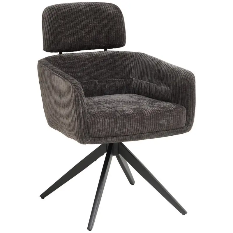 Armlehnstuhl Sitzfl&auml;che 360&deg; drehbar Cord