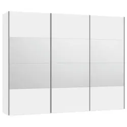 Schwebet&uuml;renschrank in Wei&szlig;