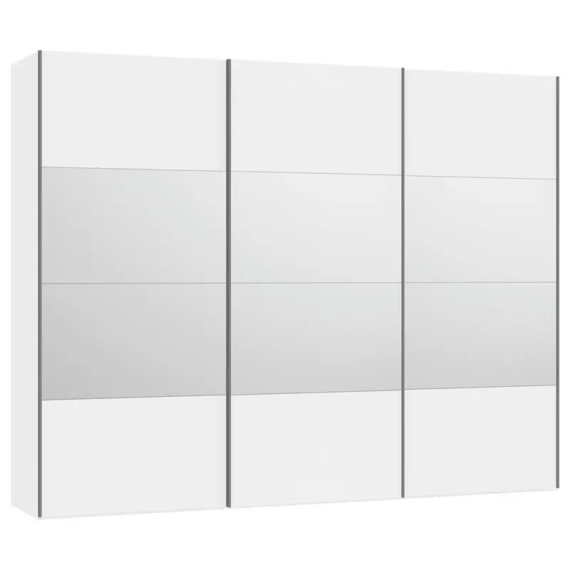 Schwebet&uuml;renschrank in Wei&szlig;