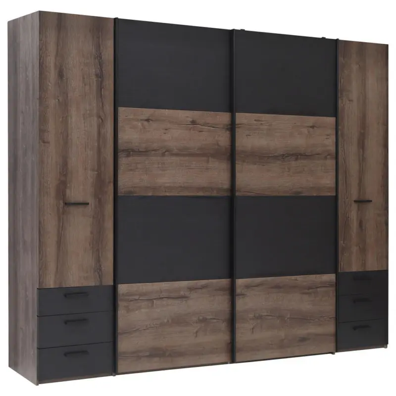 Kleiderschrank 270,3/223/61,2 cm 4-t&uuml;rig