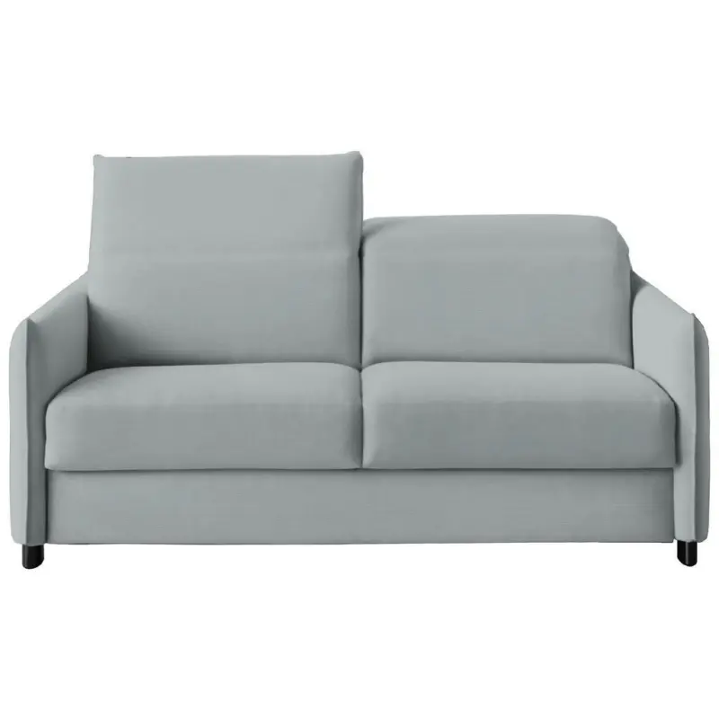 Schlafsofa Florenz in Cord, Velours Mintgr&uuml;n