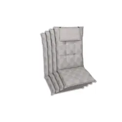 Sesselauflagenset in Beige Graphik