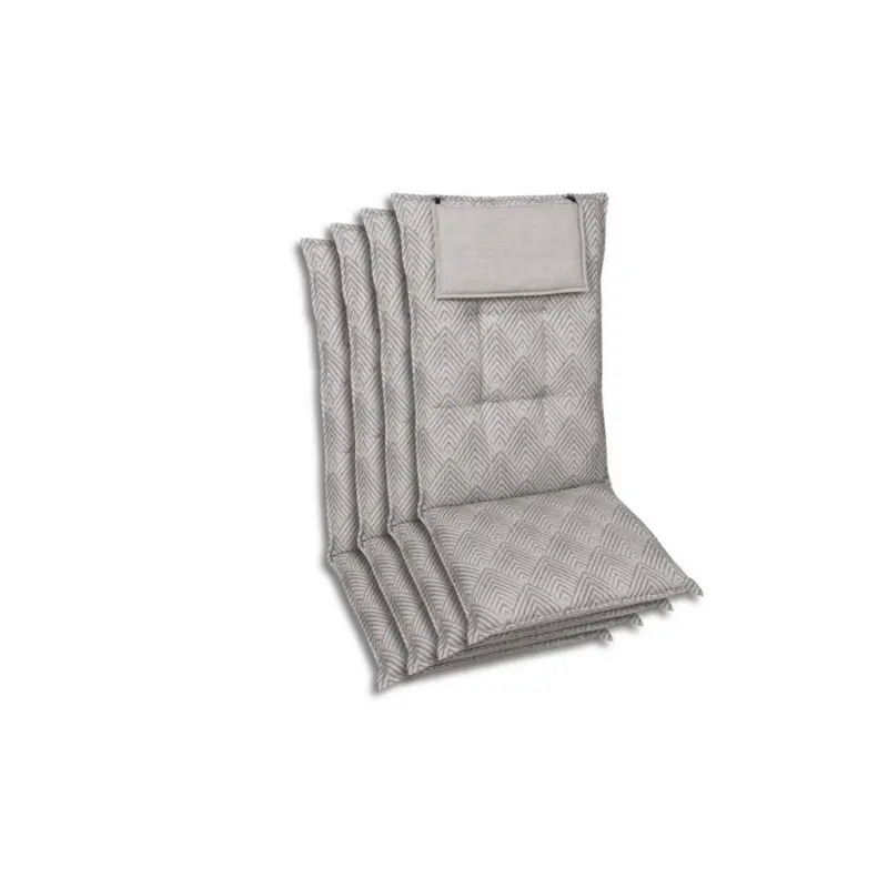 Sesselauflagenset in Beige Graphik