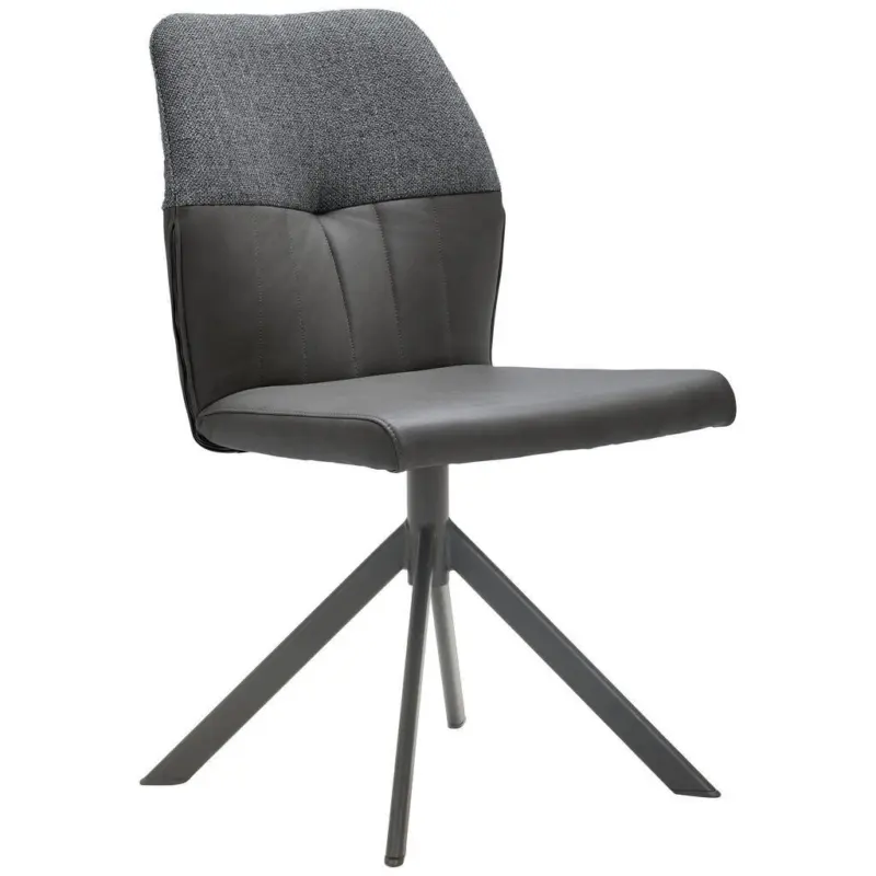 Stuhl Beinauswahl, Lederauswahl, Stoffauswahl, Sitzfl&auml;che 180&deg; drehbar Lederlook, Webstoff